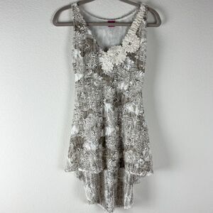 Save The Queen Lace Top Womens Small Embroidered Floral Fairy Artsy Boho Italy